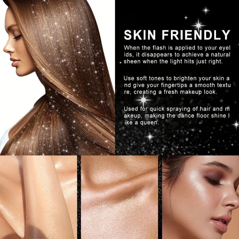 Body And Hair Glitter - Light Skin