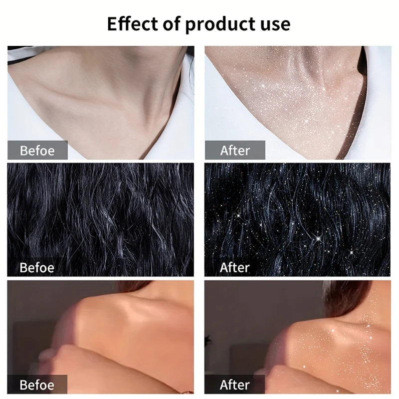 Body And Hair Glitter - Light Skin